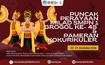 Harmoni Karya dan Doa: Kemeriahan Puncak Milad ke-48 SMPN 1 Grogol dan Pameran Karya Kokurikuler